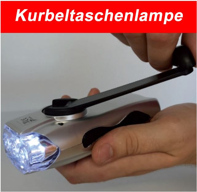 Hochwertige Dynamotaschenlampe